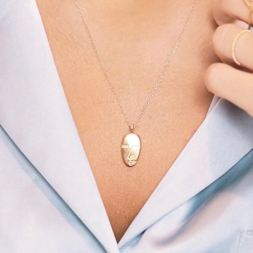 NEW Katie Dean gold necklace